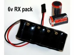 Overlander Nimh Battery Pack 2/3 AF 1600mah 6v RX Flat Premium Sport