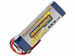 4250mAh 3S 11.1v 35C LiPo Battery - Overlander Supersport