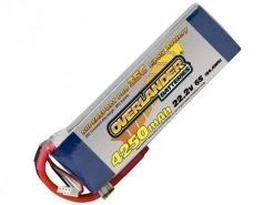 4250mAh 6S 22.2v 35C LiPo Battery - Overlander Supersport