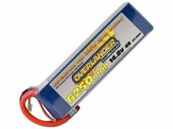 6250mAh 4S 14.8v 35C LiPo Battery - Overlander Supersport