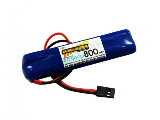 Overlander Panasonic Eneloop 800mAh AAA 4.8v RX Receiver Battery Pack Config 9 1 Overlander Panasonic Eneloop 800mAh AAA 4.8v RX Receiver Battery Pack Config 9