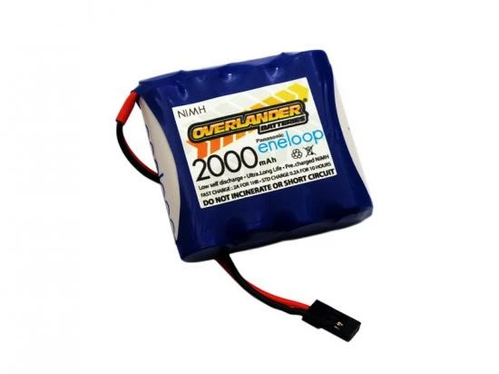 Overlander Panasonic Eneloop 2000mAh AA 4.8v Receiver RX Flat 1 Overlander Panasonic Eneloop 2000mAh AA 4.8v Receiver RX Flat