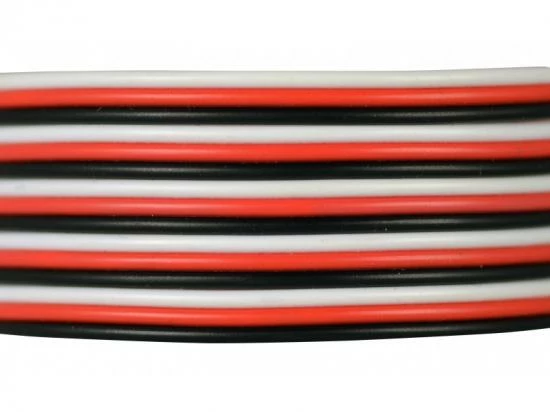 Overlander Heavy Duty JR Flat Servo Wire (25m) 1 Overlander Heavy Duty JR Flat Servo Wire (25m)