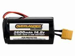 Overlander 2600mAh 4S 14.8v Li-Ion Battery With PCB Square