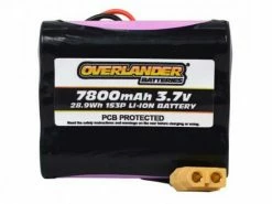 Overlander 7800mAh 1S3P 3.7v Li-Ion Battery With PCB