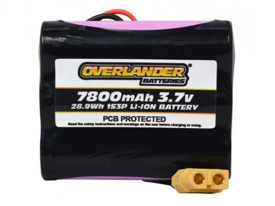 Overlander 7800mAh 1S3P 3.7v Li-Ion Battery With PCB 1 Overlander 7800mAh 1S3P 3.7v Li-Ion Battery With PCB