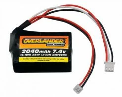 Overlander 2040mAh 7.4V 2S Config 2 Li-Ion Battery