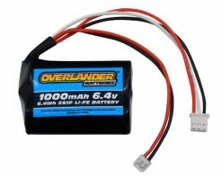 Overlander 1000mAh 6.4V 2S Config 2 Li-Fe PO4 Battery